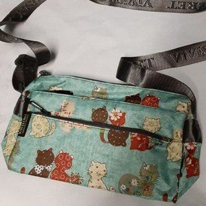 Vivisecret Crossbody bag. Cat print.